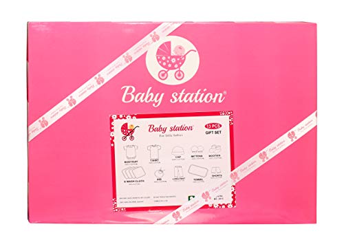Image of Baby Station 13 Pcs Baby Gift Set Set (Pink)