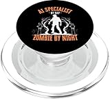 Photo Gallery specialista ia di day zombie di notte divertente halloween raccapricciante popsockets popgrip per magsafe Photo Gallery specialista ia di day zombie di notte divertente halloween raccapricciante popsockets popgrip per magsafe