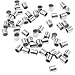 ~160pcs / 1gram Sterling Silver Micro Crimp Bead 1x1.1 Mm Tube Spacer/Findings/Bright