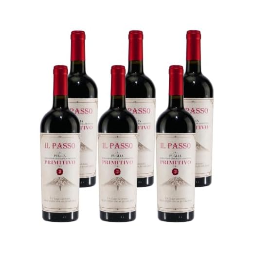 IL PASSO PRIMITIVO IGP - Italienischer Rotwein halbtrocken (6 x 0,75L)