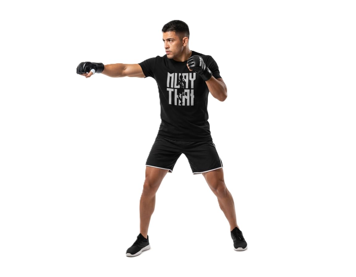 Muaythai Unisex Sports T-Shirt | Skin-Friendly, Odor-Free Fabric | Sweat-Absorbing Breathable Tee for Gym & Fitness-image-22