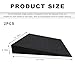 YTFRL Auto Seat Wedge Leveling Cushion, Truck Driver Heightening Seat Pad Wedge Booster, Angled Design Car Seats Office Chairs Cushion for Sciatica Tailbone Pain Relief (2 PCS)