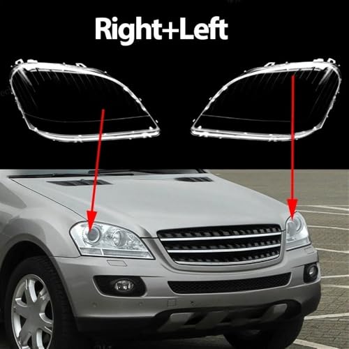 Lentille phare Mercedes ML W164 pour réparer optique fissuré et retrouver une visibilité de nuit - 2
