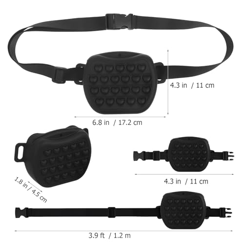 Milisten Bolsa De Silicone Para Tratamento De Cães Clipe Em Recipiente De Treinamento Portátil - Fec