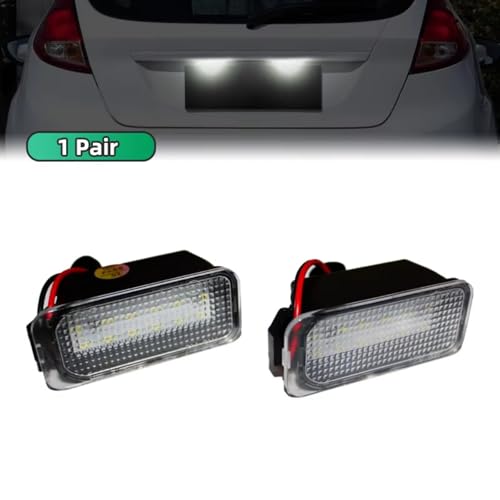 Luz de placa de matrícula compatible con Ford C-MAX B-Max 2010-2020 y S-MAX 2006-2014 coche 2