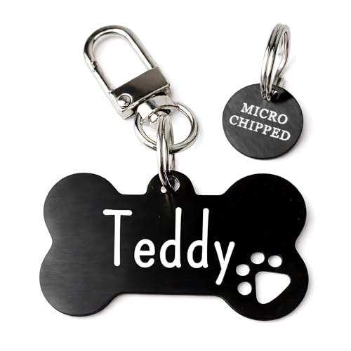 Ultra Joys Personalized Dog Tags - Engraved Pet ID Tag, Custom Your Own
