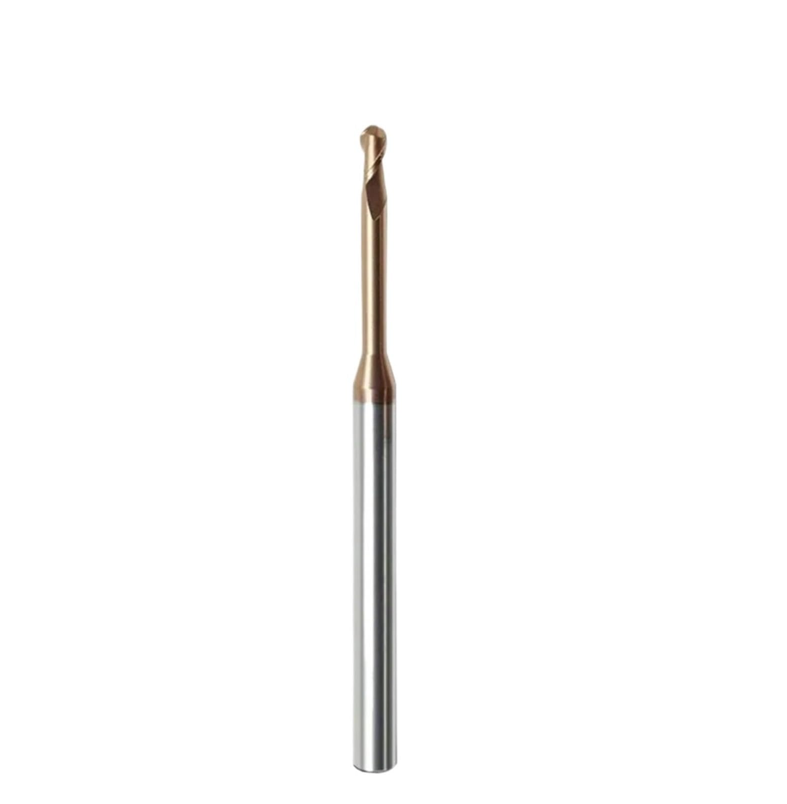 Fresa CNC R0.45 de bola para fresar relieves detallados y ranuras profundas sin vibración