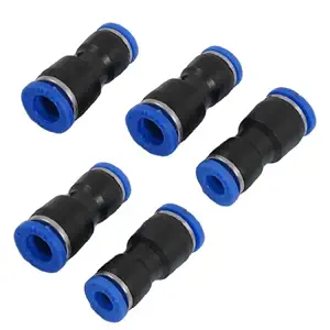 uxcell 5 Pcs Air Pneumatic 6mm to 8mm Straight Push in Connectors Quick Fittings
