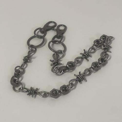 Image of PINKPIN Chains for Men Wallet Chain Biker Chains Jean Pocket Chain Unisex Hip Hop Pant Trouser Chain for Men Women