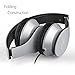 Headphones,Sound Intone Headphones with Microphone Foldable Hadphone Noise Isolating Headsets for iPhone 6/6s/6 Plus Android Device,Laptop,Tablet(Grey)