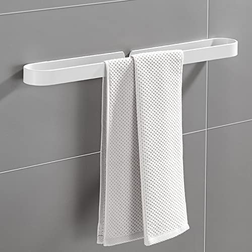 Salle de bain porte-serviette peinte en blanc salle de bain unipolaire porte-serviettes suspendu sans poinçon penderie à serviette tringle à suspendre 60cm Cover