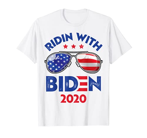 Ridin With Joe Biden Président Election Présidentielle US 2020 T-Shirt