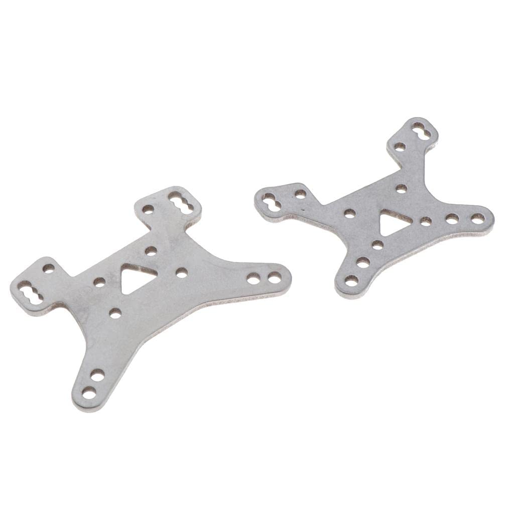 Tiny Store Metal Front Rear Shock Tower Set for Wltoys 1/14 RC Buggy Accessories (61033228TS)