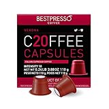 Bestpresso Coffee for Nespresso Original Machine 120 pods Certified Genuine Espresso Verona Blend...