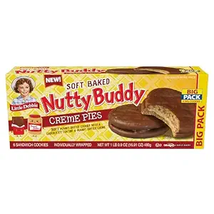 Little Debbie Nutty Buddy Creme Pie Big Pack, 16.9 oz