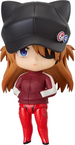 グッドスマイルカンパニー ヱヴァンゲリヲン新劇場版 ねんどろいど 式波・アスカ・ラングレー ジャージVer. プラスチック製 塗装済み可動フィギュア ノンスケール 専用台座付属 全高約100mm