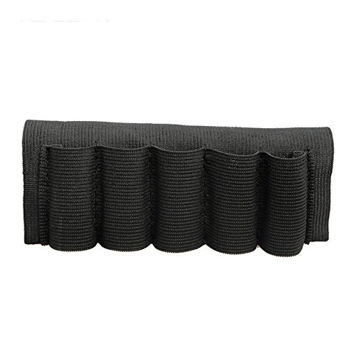 Cartuchera Canana Pierana para Brazo 5 Cartuchos Escopeta de Caza Elastico Negro 4524