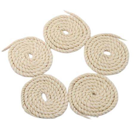 Vedic Vaani Jyot Batti Twisted Cotton Long Wicks for Akhand Jyot, Diya Batti for Long Lasting Puja/Aarti, 33 inch Long for Navratri Diwali Special (Set of 10)-image-15