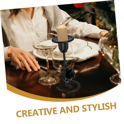 Mikikit Light Luxury Candle Holder Decorative Candlestick Holders Creative Candle Holder Festival Candle Holder Desktop Candlestick Holders Party Candle Holder Banquets Candle Holder