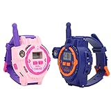 BATERÍA RECARGABLE: El walkie talkie para niños está diseñado con una batería recargable incorporada que admite 24 horas de tiempo de conversación y 7 días de tiempo de espera con una carga completa, lo que le brinda una buena durabilidad. Úselo como un juguete de rol para juegos de simulación.