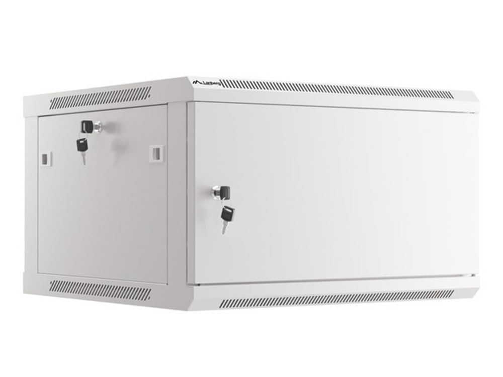LANBERG ARMARIO RACK 19" PARED 6U / 600X600 CON PUERTA METÁLICA GRIGIO (PACCHETTO PLANO)