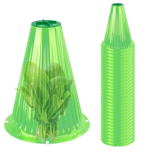 Cloche de jardin pour , clochette de jardin, clochettes en verre transparent, cloches réutilisables, couverture de 30 fois plus de protection pour la...