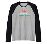 Photo Gallery end human trafficking awareness maglia con maniche raglan Photo Gallery end human trafficking awareness maglia con maniche raglan