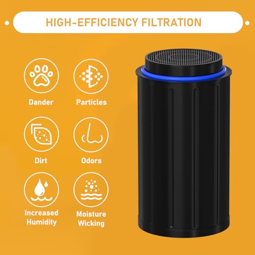 Image of FC-50 Replacement Filters Compatible with Vitamix FoodCycler FC-50 and and FC-30 models, with Activated carbon filters, Pack of 6