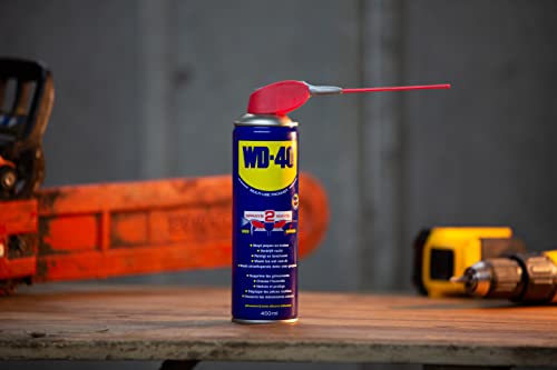 WD-40 Multi-Use Smart Straw 450ml Spray Aerosol Can Clean Rust Lubricant