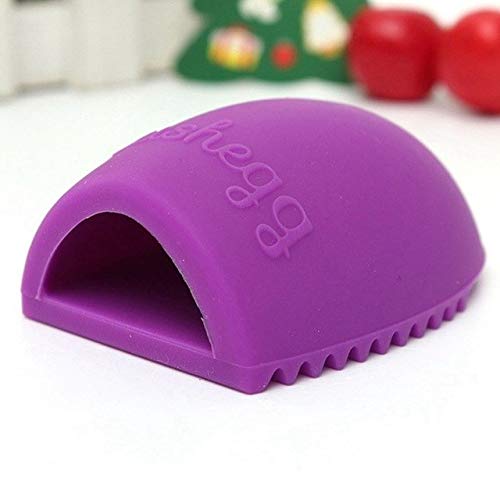Buy Homely Purple Brushegg Silicone Brush Cleaning Egg Brush Egg