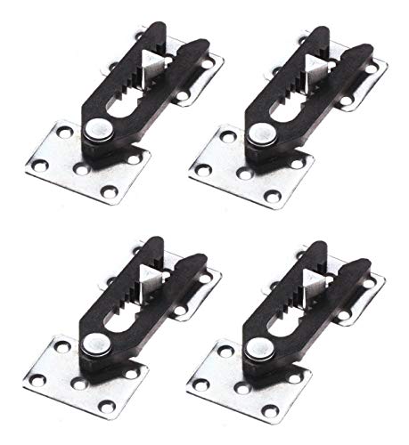 4 x Sofa Couch Sectional Furniture Connector Joint Snap Alligator Style