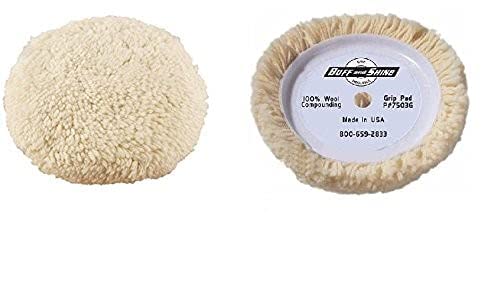 SINAL Wool 7 inch Wool Pad, Buffing Pad, Polishing Pad for Professionals (White) (B09S5MCSFX) Amazon Price History, Amazon Price Tracker
