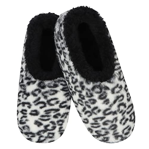 Snoozies Womens slipper socks - Animal Print - House slipper socks for Women
