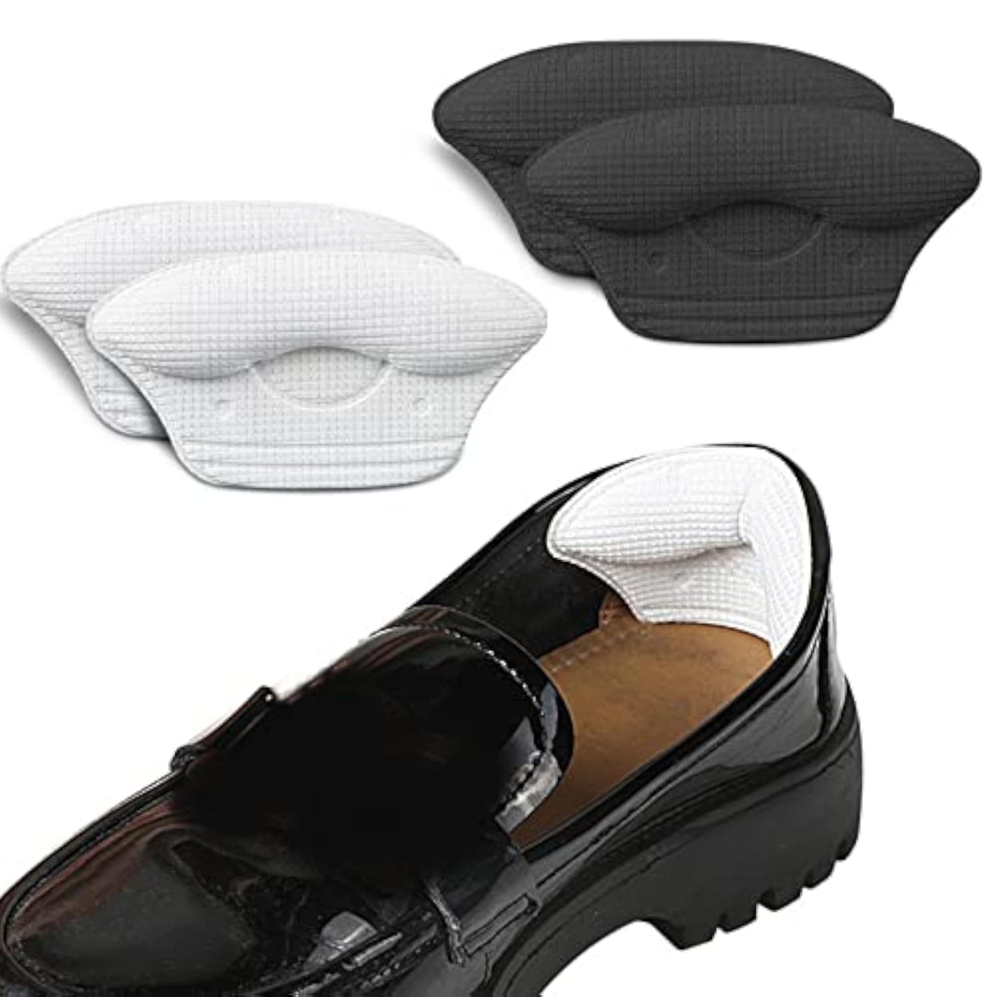 3xHeel Pads for Big Shoes, Anti Slip Soft Sponge Liners
