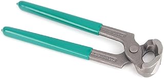 Alicate profissional de unhas removedor de unhas extrator de unhas alicate de corte final alicate de corte carpinteiros ferramenta extrator de grampos ferramenta removedor de unhas aço vanádio resistente à ferrugem desempenho durável revestido de plástico macio