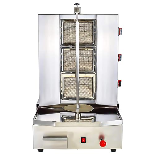 Shawarma Machine 3 Burners Shawarma Grill Machine Propane Doner Kebab