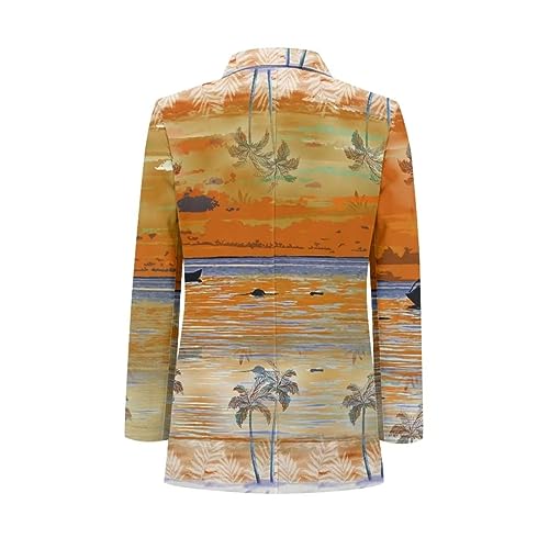 Horeset Tribal Aztec Geometric Mens Blazer Novelty Ethnic Print Casual Sports Coat Slim Fit Suit Jacket2