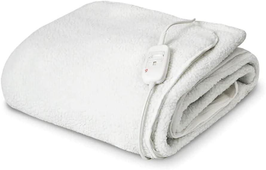 Tontine Sherpa Electric Blanket, King Bed, 40cm Fitted Skirt, 3 Heat