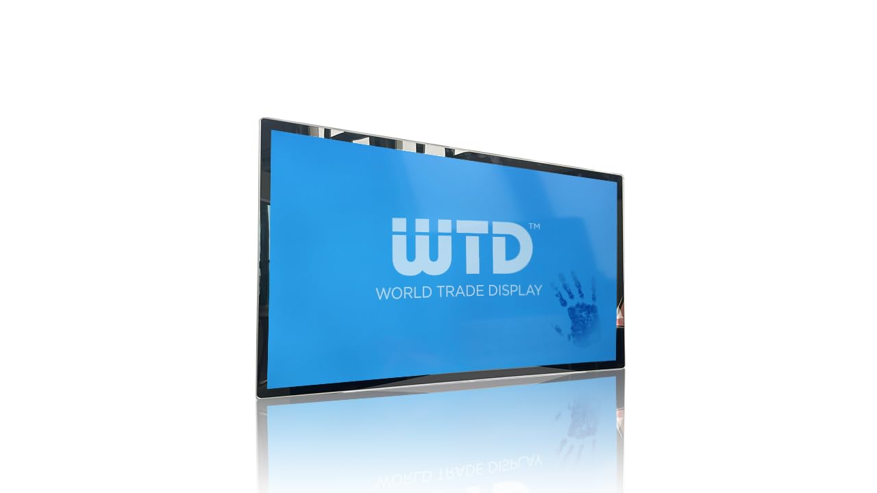 World Trade Display 32" Touch Screen Monitor for Digital Signage – WTD EGAN Series Wall Mount All-in-One, PCAP 10-Point, Full HD 1920x1080, 500 nits, Intel i5, 8GB RAM, 128GB SSD