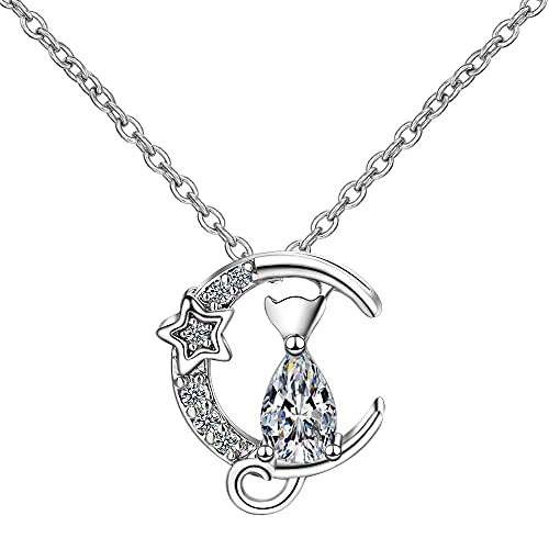 Collier lune claire femme idéal pour sublimer une robe de soirée