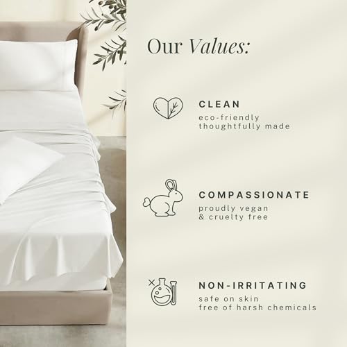 Image of Hearth & Harbor Bed Sheets, Luxury Soft 6 Piece Bed Sheet Set Extra Deep Pocket Fitted Sheets Fits Mattress up to 21 inch, Double Brushed Bedding Sheets & Pillowcases,
