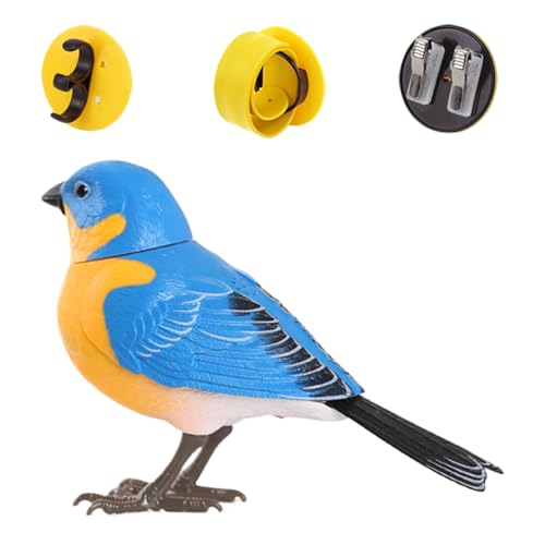 Genérico pájaro hablando,Juguete de pájaro eléctrico - Hablando Electrónico Lindo Realista Decoración Dormitorio Juguete Actividad Sala Juego Viajes