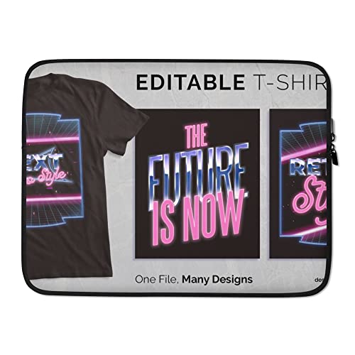 Funda para laptop retro Renerded miniatura 1