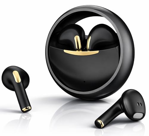 Image of Ear Spin True Wireless in Ear Earbuds, Bluetooth 5.4, 35ms Low Latency Gaming Mode, 50Hrs Playtime Fast Charging, HiFi DSP Sound, Quad-Mic ENC, 13mm Driver, IPX6 Water Resistance. Black