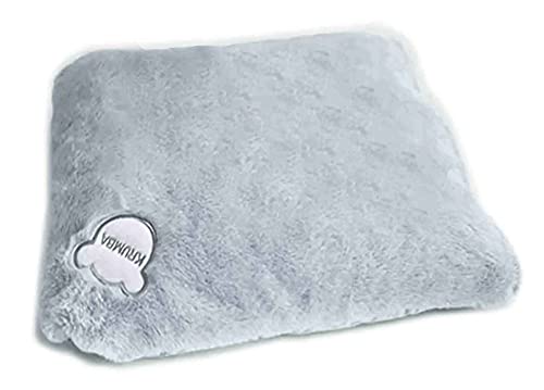 Krumba Ligero Empacable Abajo PlumaManta Lanzar Edredón 550 Llenar Almohada 2 EN 1 Gris Cover