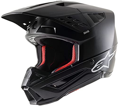 Alpinestars S-M5 Solid Casco Motocross (Black