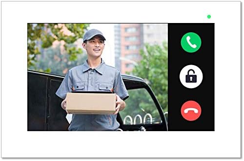 Miniatura 5 de GBF Kit de sistema de intercomunicación inteligente para teléfono y timbre de puerta, 1080P HD, teclado inteligente, un monitor táctil de 7 pulgadas