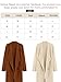 LILLUSORY Women's Oversized Dressy Cardigans 2024 Long Knit Coatigans Lightweight Winter Coat Fall Sweater Jacket Beige