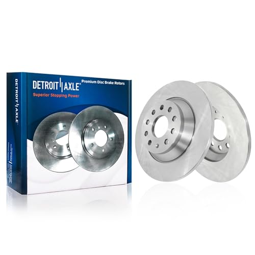 Image of Detroit Axle - Rear Brake Kit for 2016-2018 Audi Q3 Quattro 11.81 inch inch