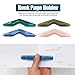 UOIENRT 4 Pcs Book Page Holder, Book Opener Holder Book Colored Thumb Page Holder Book Weight Page Holder Finger Book Holder for Book Lovers Reading Book (Fresh Colors, Resin)